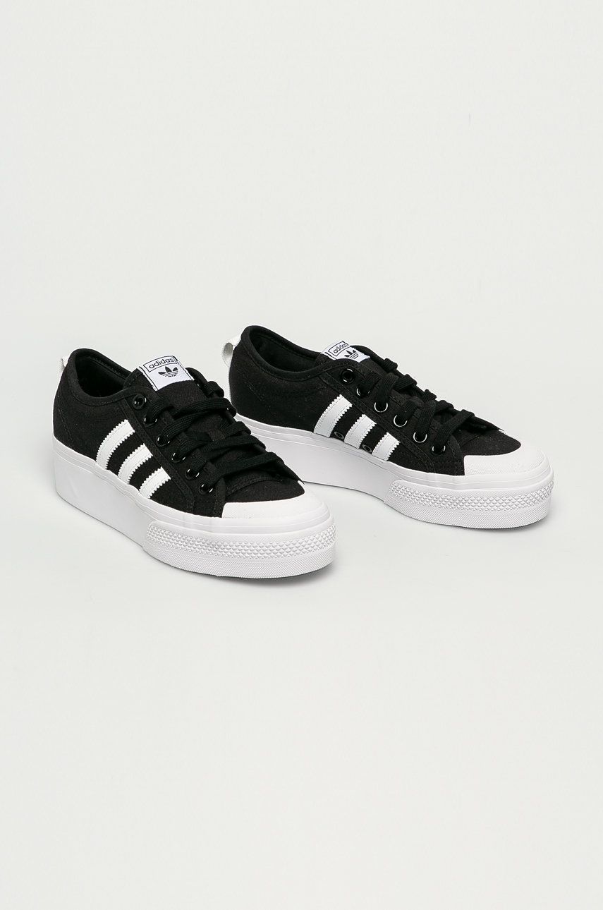 Tenisky a topánky adidas Originals Nizza Platform W Čierna | FV5321, 1