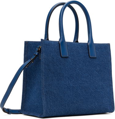 Tote bag Versace Versace 'La Medusa' Denim Small Tote Bag Modrá | 1005861_1A04287_1UC7V, 2