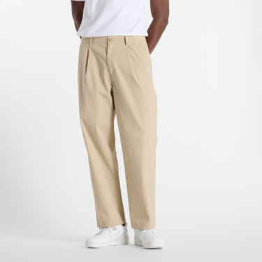 Nohavice New Balance New Balance MP51563SOT Pleated Trousers Béžová | NBMP51563SOT, 0