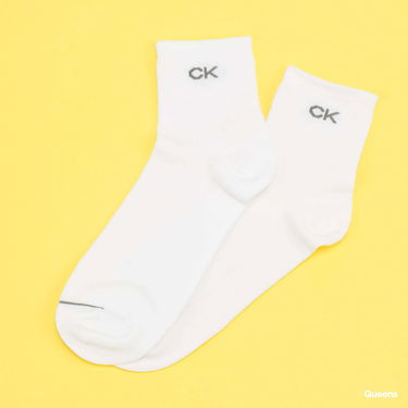 Ponožky CALVIN KLEIN 3Pack Quarter Socks Biela | 701218719 002, 2