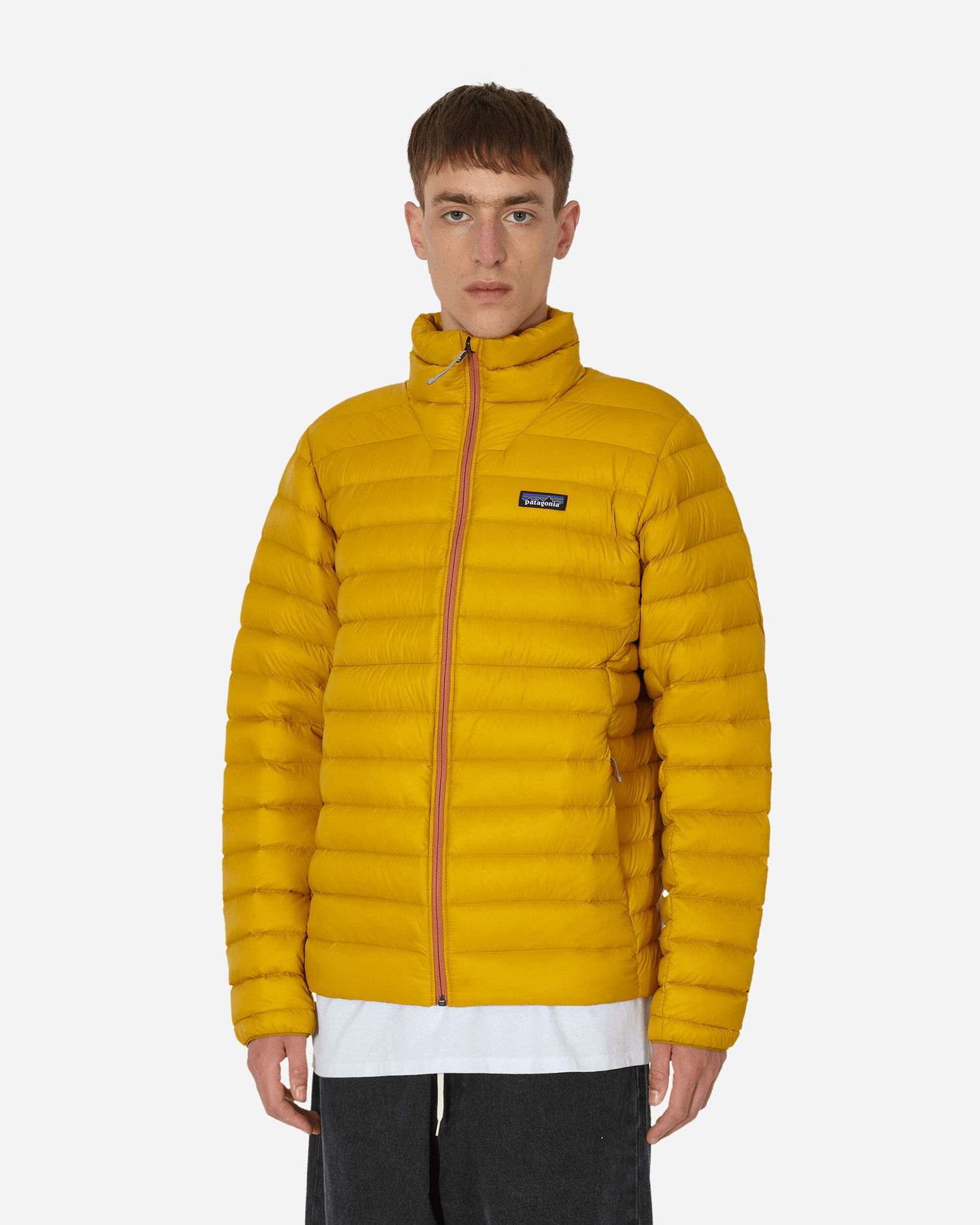 Prešívaná bunda Patagonia Down Sweater Jacket Cosmic Gold Žltá | 84675 CSMD, 1