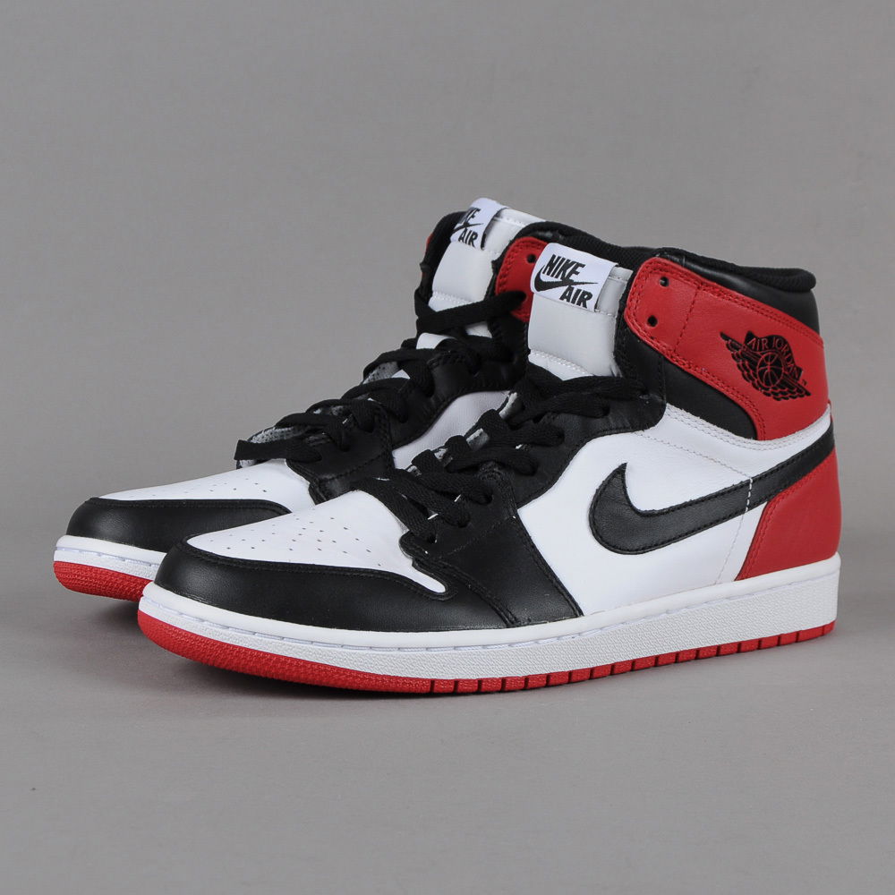 Tenisky a topánky Jordan Air Jordan 1 Retro High OG "Black Toe" Biela | 555088-184, 1