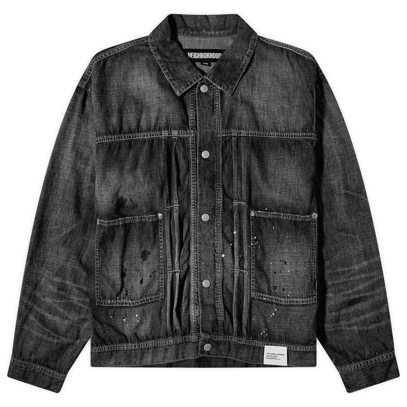 Bunda Neighborhood Washed Čierna | 241SPNH-JKM04-BK