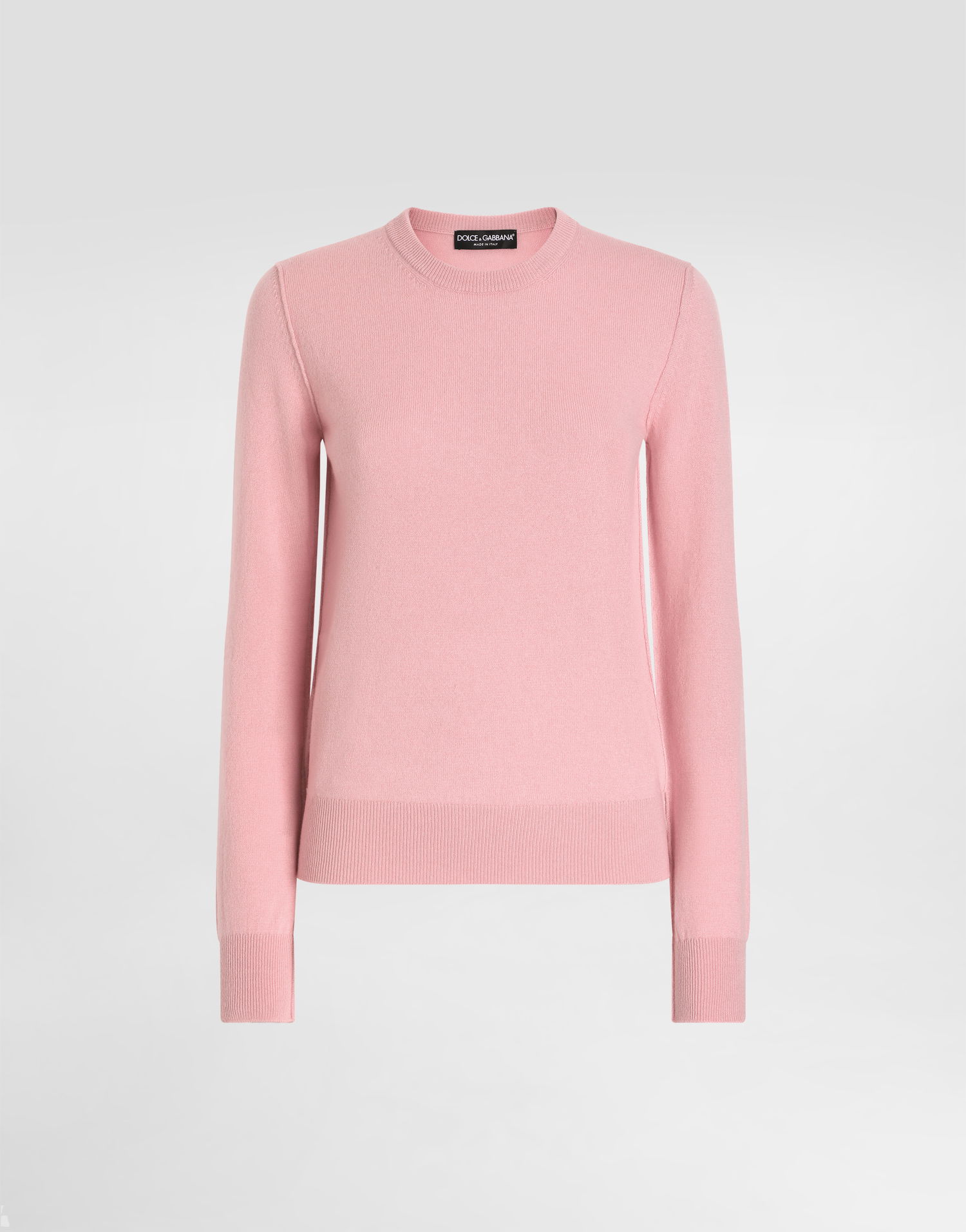 Sveter Dolce & Gabbana Dolce & Gabbana Cashmere Sweater With Inside-out Seams Ružová | FXX48TJBW0BF0473, 0