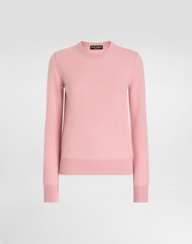 Sveter Dolce & Gabbana Dolce & Gabbana Cashmere Sweater With Inside-out Seams Ružová | FXX48TJBW0BF0473, 0