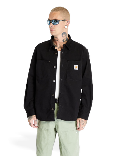 Košeľa Carhartt WIP Derby Shirt Jac Black Čierna | I032370.8902