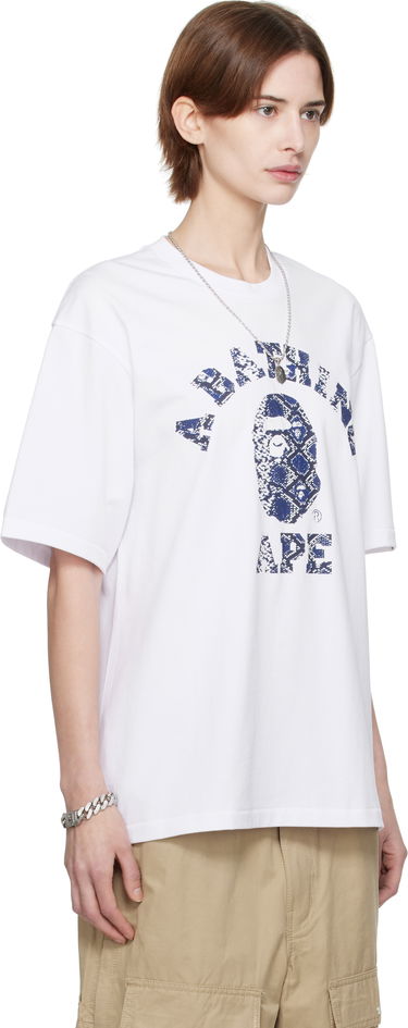 Tričko BAPE A Bathing Ape Exclusive Printed T-Shirt Biela | Tee, 1