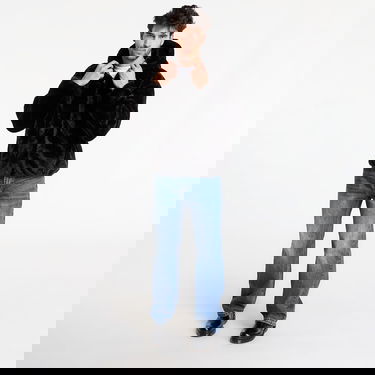 Mikina Urban Classics Full Zip Faux Fur Hoodie Čierna | TB7932-00007, 5