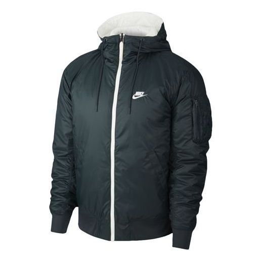 Bomber bunda Nike Sportswear Windrunner Reversible Logo Hooded Jacket Zelené | CJ4378-364