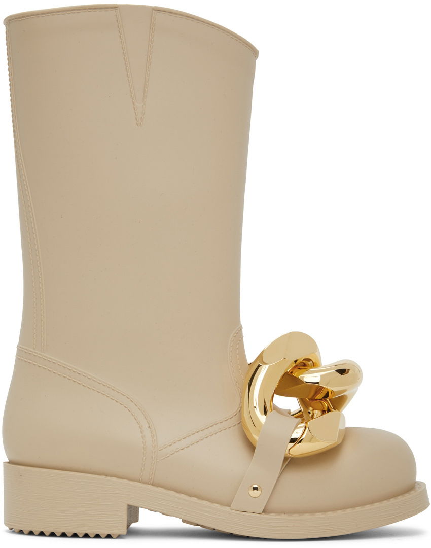 Náhrdelník JW Anderson Beige High Chain Rubber Boots Béžová | ANW39002A 16053, 0