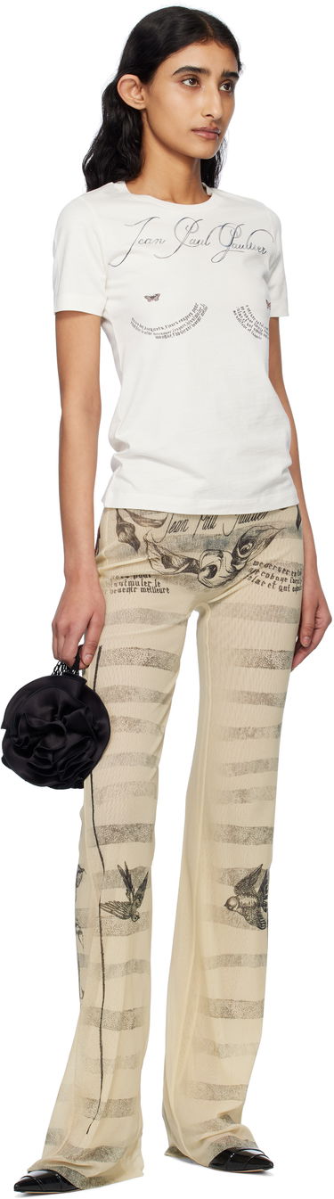 Tričko Jean Paul Gaultier Jean Paul Gaultier 'The Tattoo Poem' T-Shirt Biela | 25/34-F-TS117I-J087-0500, 3