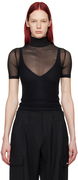 Coperni Semi-Sheer High Neck Top