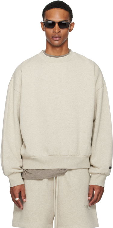 Mikina Fear of God ESSENTIALS Classic Fit Fleece Crewneck Sweatshirt Béžová | 192SP252042F, 0
