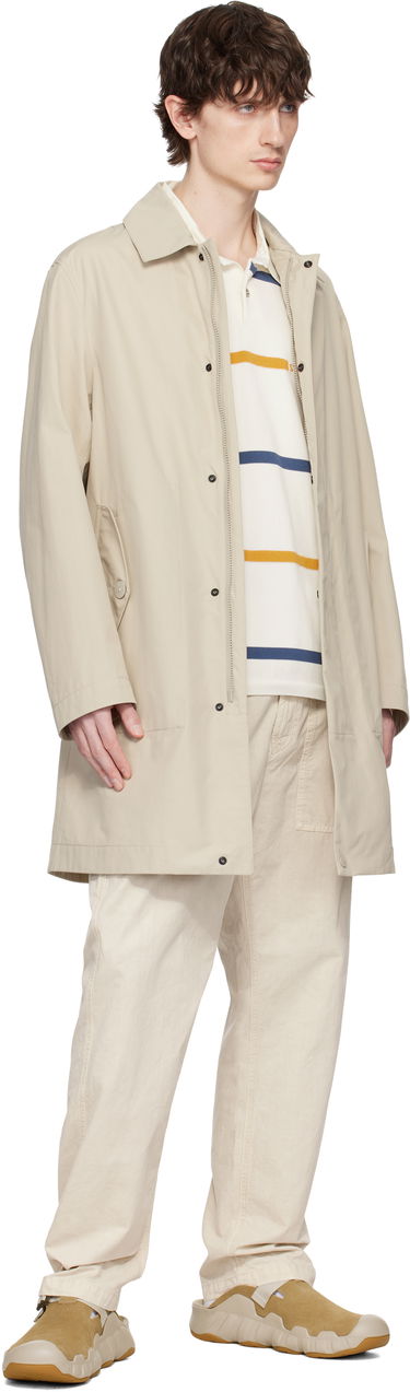 Pláštenka Stone Island Stone Island Weatherproof Cotton Canvas Coat Béžová | K1S15 7100004 S00F1, 4