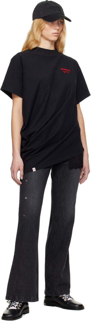 Tričko Charles Jeffrey Loverboy Charles Jeffrey LOVERBOY Topsy Turvy T-Shirt Čierna | 54101301, 3