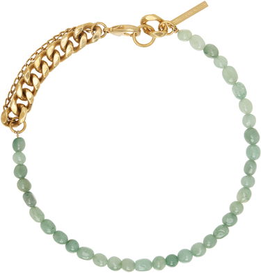 Náramok Dries Van Noten Dries Van Noten Stone Chain Bracelet Zelené | 251-028200-092, 0