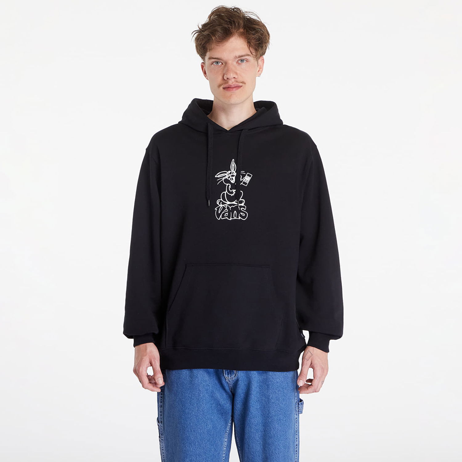 Mikina Vans Crazy Eddy 66 Loose Pullover Black Čierna | VN000JE7BLK1, 0