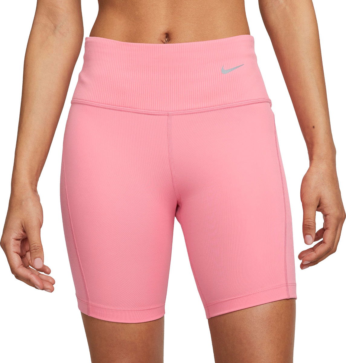 Šortky Nike Tight Mid-Rise Ribbed-Panel Running Shorts Ružová | dx2951-611, 0