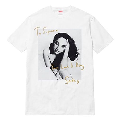 Tričko Supreme Sade Character Printing Short Sleeve T-Shirt Biela | SUP-SS17-09, 0