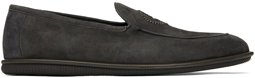 Oblečenie Giorgio Armani Giorgio Armani Suede Loafers Šedá | X2J162_XN911_A530, 0
