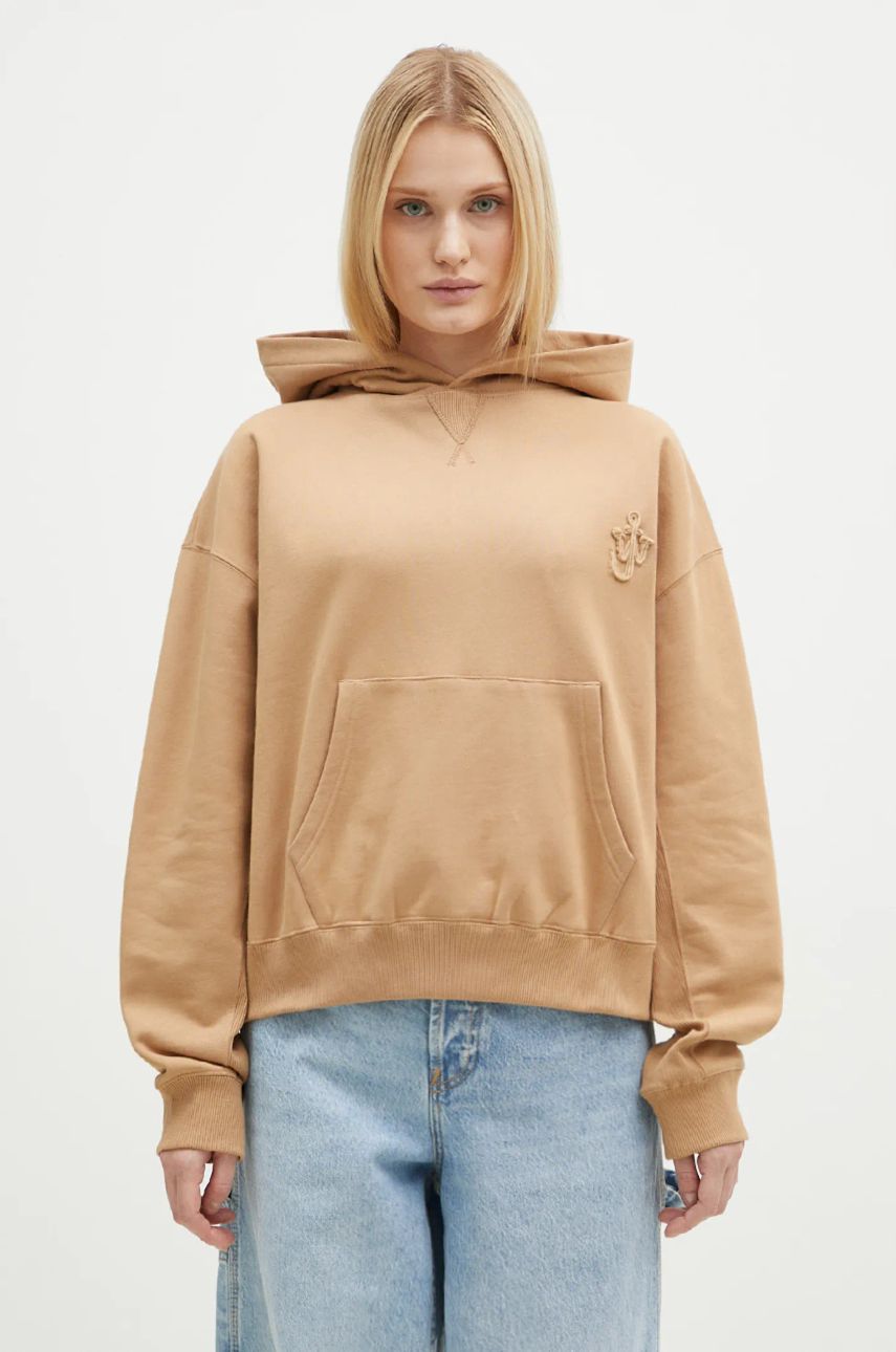 Mikina JW Anderson JW Anderson Anchor Logo Hoodie Hnedá | JW0183.PG1631.132, 1