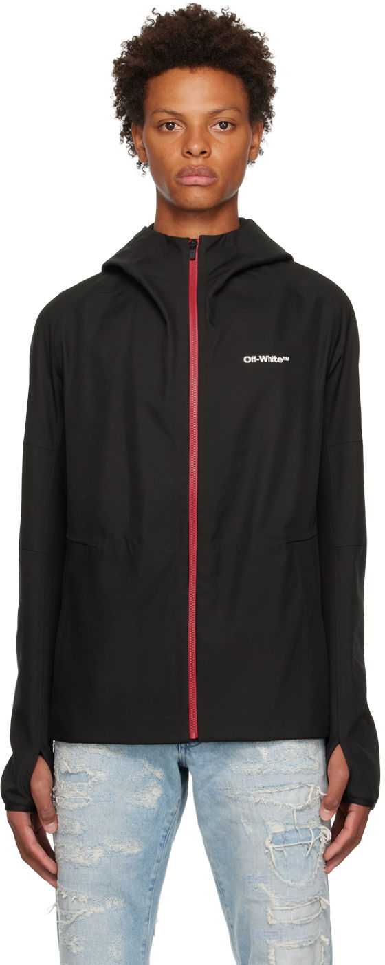 Vetrovka Off-White Hooded Tech Jacket Čierna | OMKQ004F22FAB0011001, 0
