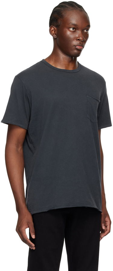 Tričko rag & bone Miles Pocket T-Shirt Biela | MBC21PT0236N23, 4