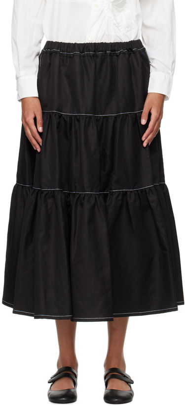 Sukňa Comme des Garçons Comme Des Garçons Tiered Midi Skirt Čierna | TM-S026-051, 0