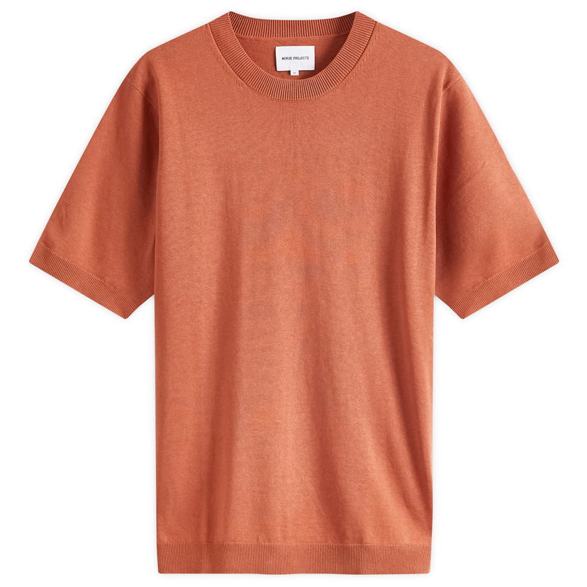 Tričko NORSE PROJECTS Rhys Knitted Oranžová | N45-0600-5046