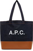 A.P.C. Axel E/W Denim Tote