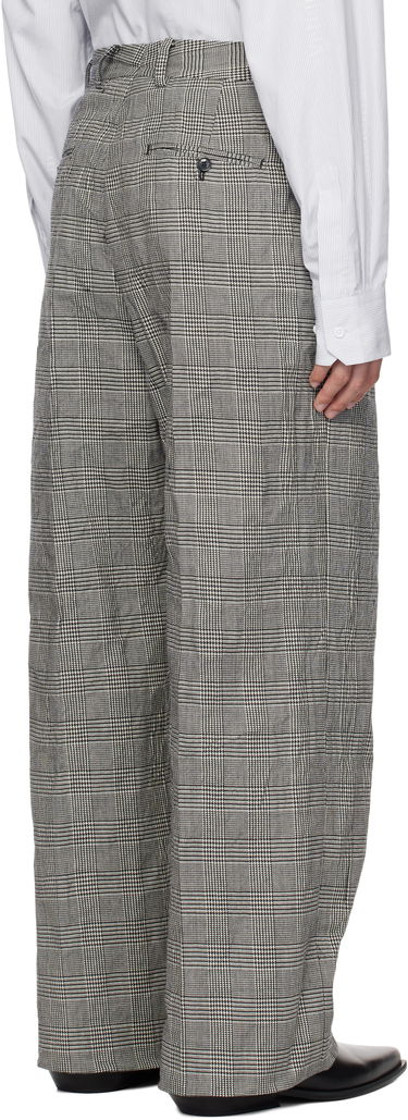 Nohavice VETEMENTS Vetements Metalized Wrinkled Tailored Trousers Šedá | UA66PA110G, 2