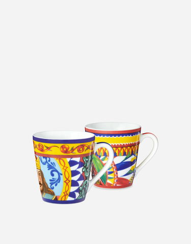 Home decor Dolce & Gabbana Decorative Gift Box with 2 Porcelain Mugs Rôznofarebný | TC0S21TCM08UC156, 1