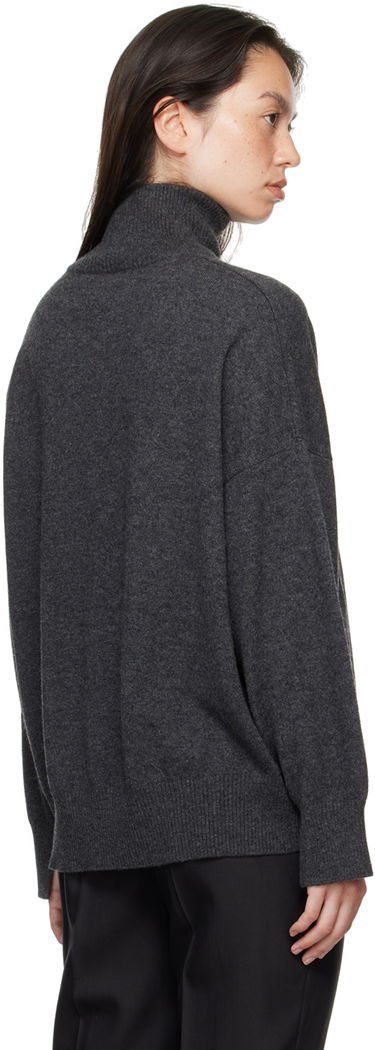 Sveter Loulou de Saison Loulou de Saison Murano Turtleneck Sweater Šedá | MURANO, 2