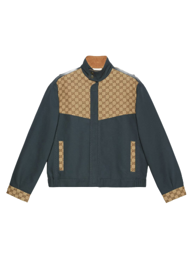 Bunda Gucci Cotton Canvas GG Supreme Jacket Béžová | 742855 XDCEY 1168