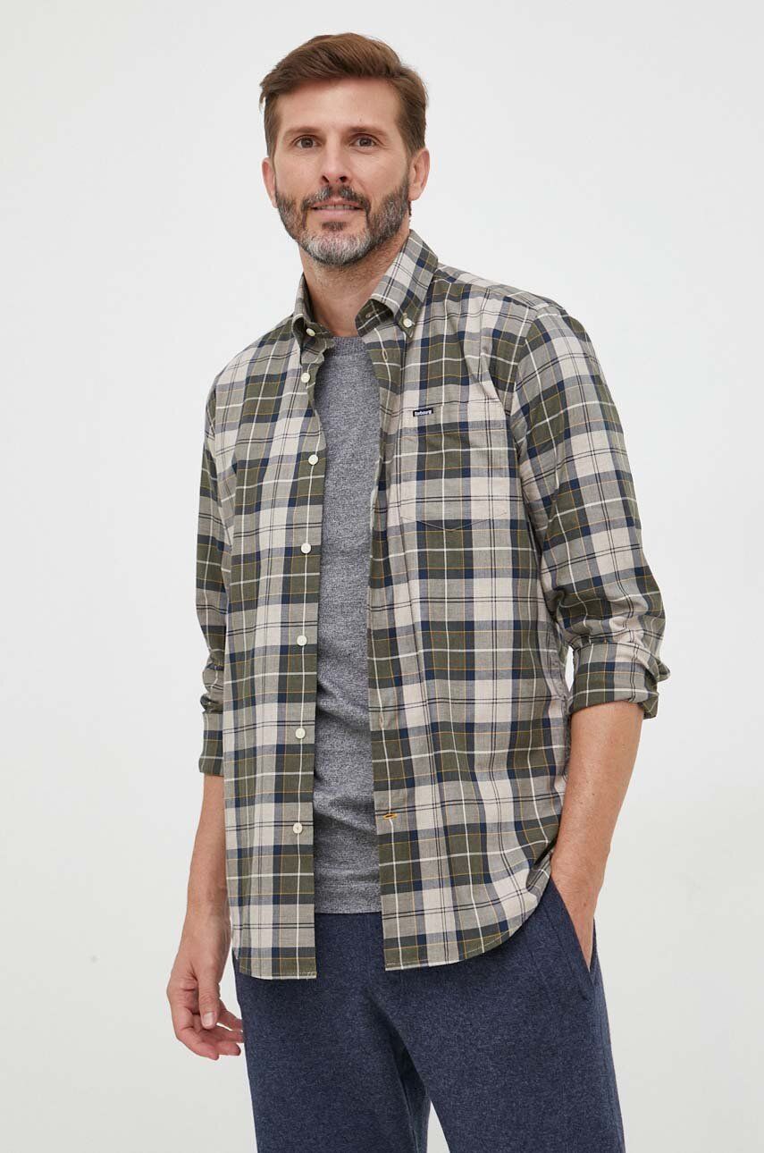 Košeľa Barbour Slim Fit Button-Down Shirt Zelené | MSH4982, 0