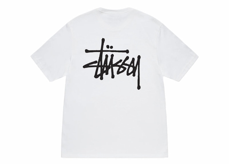 Tričko Stüssy Basic Logo T-Shirt Biela | 1904762-WHT, 0