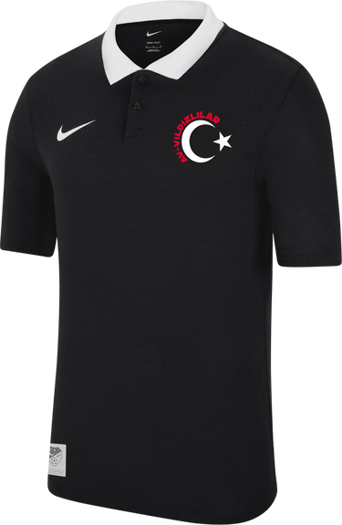 Polo tričko Nike TFF EC 2024 Ay-Yildizlilar Emblem Polo Shirt Čierna | tffscw6933-tffscw6933, 0