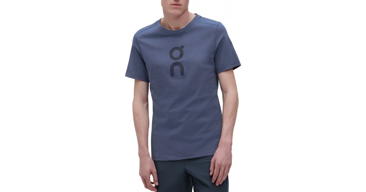 Tričko On Running T-Shirt Crew Neck Modrá | 171-00776, 1
