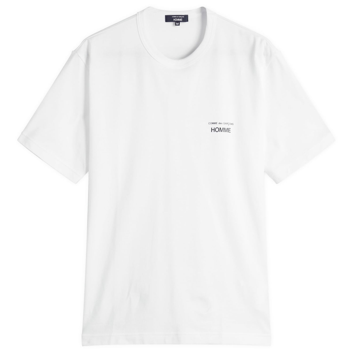 Tričko Comme des Garçons Homme Logo T-Shirt, Size Large Biela | HP-T101-W25-3, 0