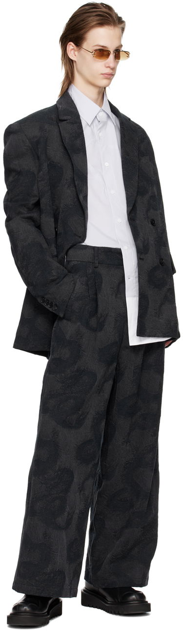 Bunda Feng Chen Wang Feng Chen Wang Dragon Denim Blazer Čierna | FUS17JK12, 3