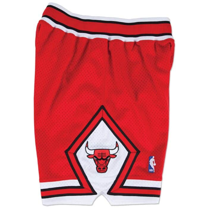 Šortky Mitchell & Ness NBA Authentic Shorts Chicago Bulls Road 1997-98 Červená | ASHRGS18114-CBUSCAR97, 0