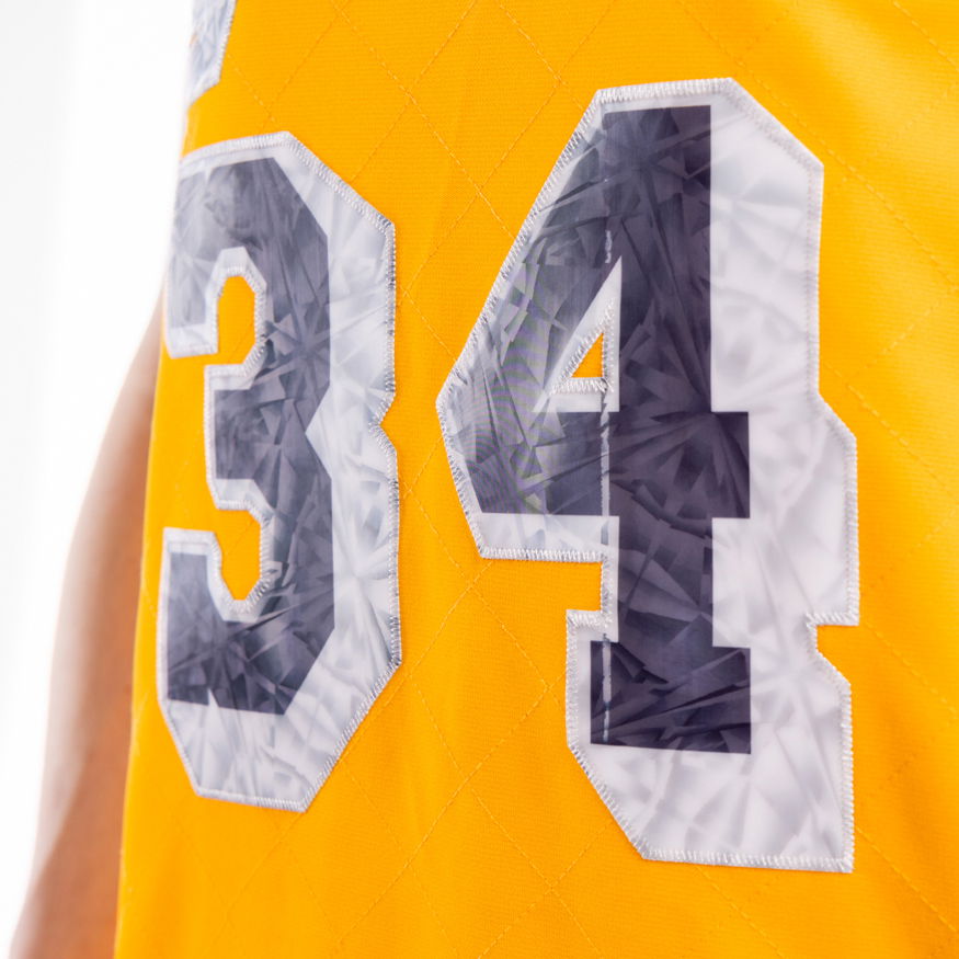 Dres Mitchell & Ness 75th Anniversary Swingman Jersey Shaquille O'Neil Los Angeles Lakers Žltá | SMJY1202-LAL96SONLTGD, 1