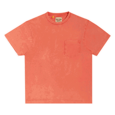 Tričko Gallery Dept. Plain Vintage Pocket Tee Červená | PVP 1050 SFRD, 0