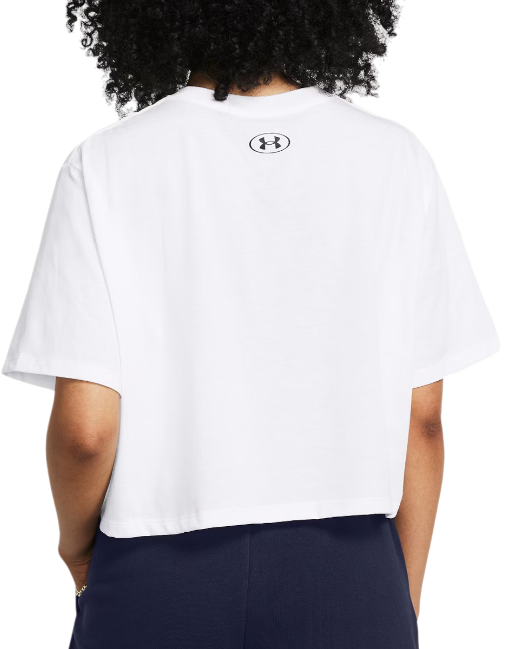 Tričko Under Armour Crop Logo T-Shirt Biela | 1386845-100, 1