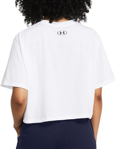 Tričko Under Armour Crop Logo T-Shirt Biela | 1386845-100, 1