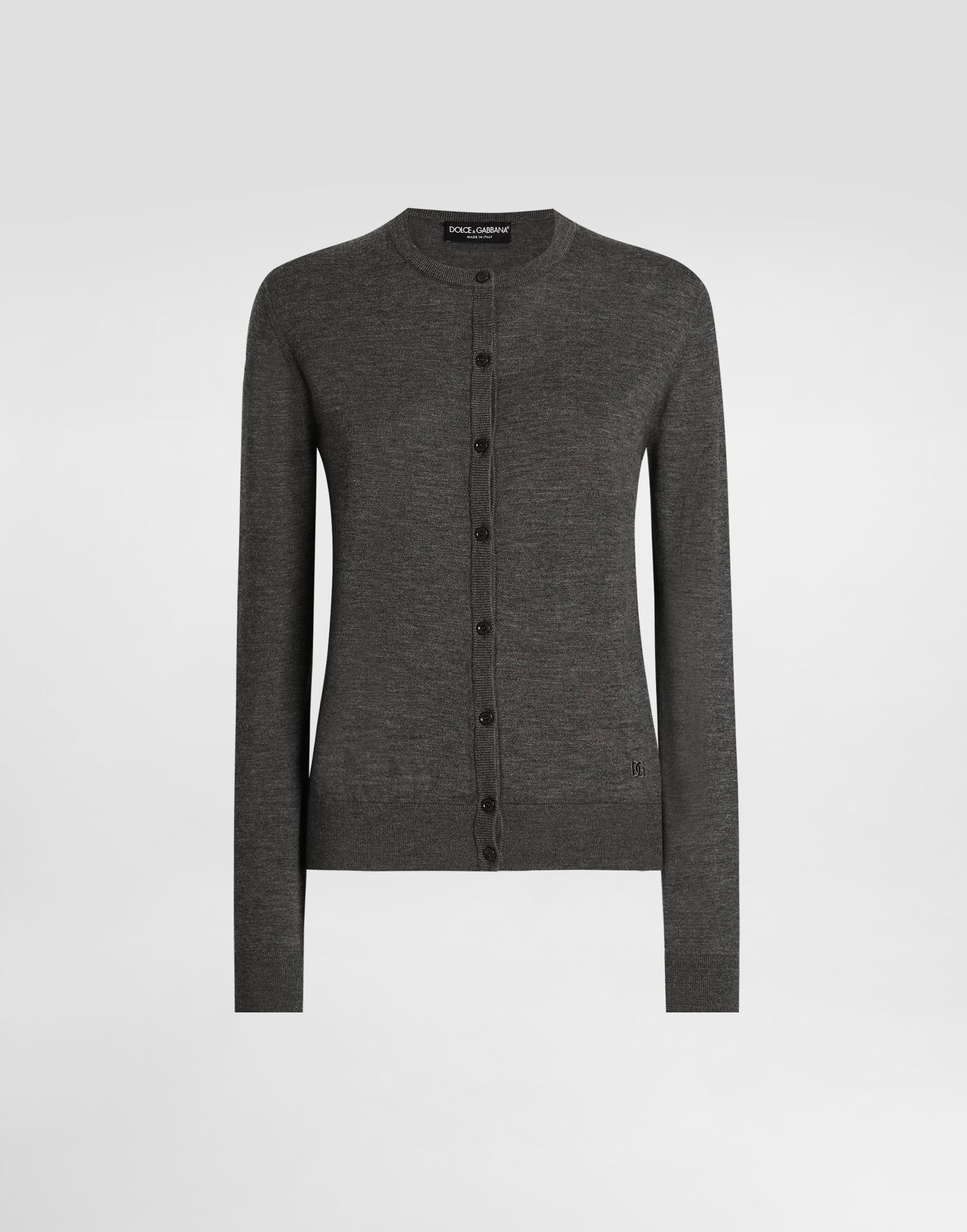 Sveter Dolce & Gabbana Dolce & Gabbana Cashmere Cardigan Šedá | FXV09ZJBW0PN4032, 0