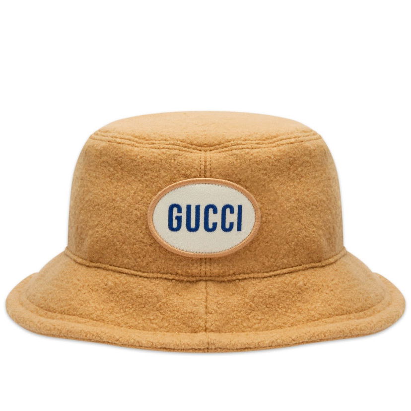 Klobúk Gucci Patch Bucket Hat Béžová | 759712-4HA3J-9700