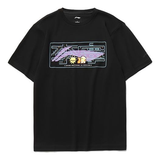 Tričko Li-Ning Graphic T-Shirt Čierna | AHSR340-12