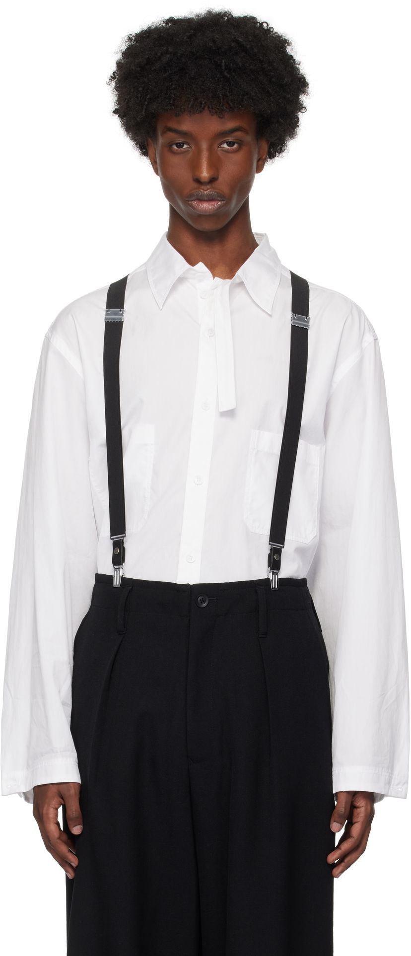 Opasok Yohji Yamamoto 2Way Suspenders Čierna | HO-Q01-970