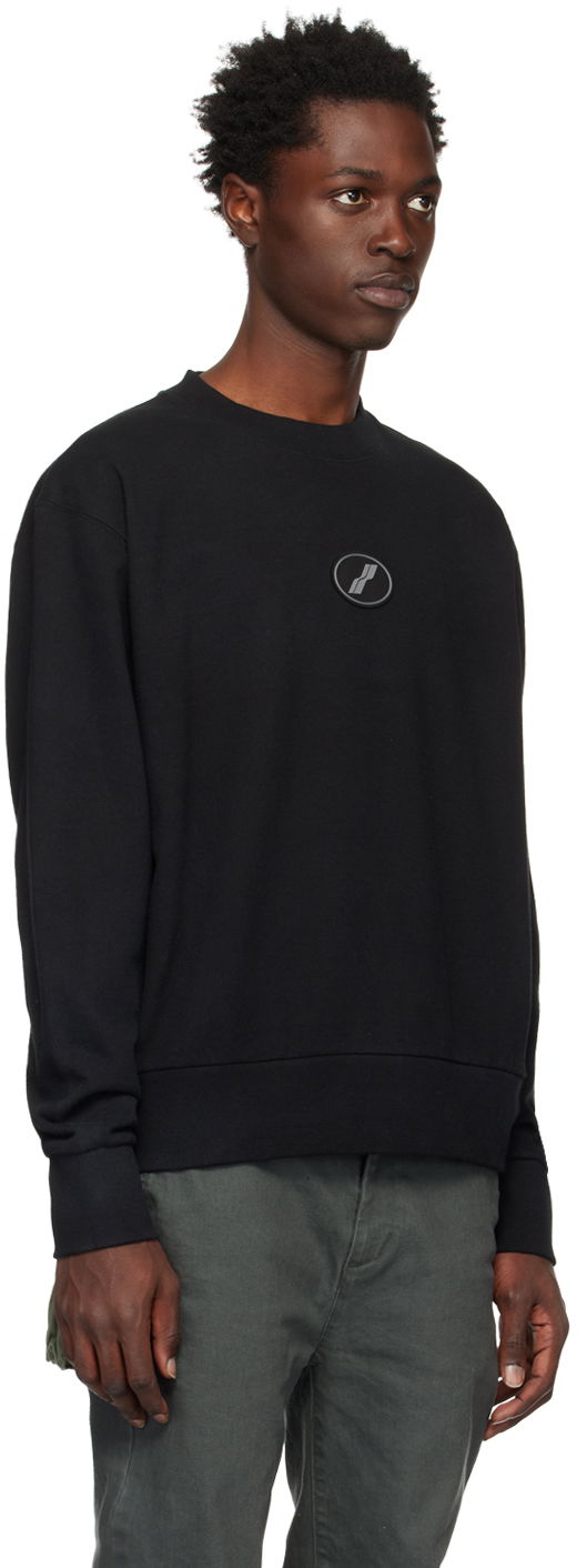 Sveter We11done We11done Symbol Wappen Sweatshirt Čierna | WD-TS3-22-719-U-BK, 1